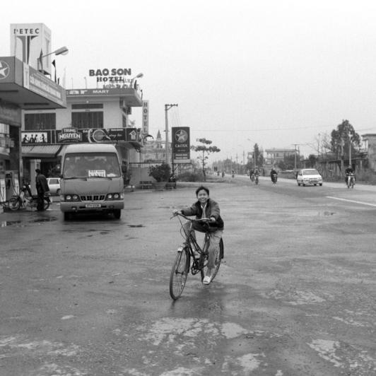 Tankstelle, bei Nam Binh