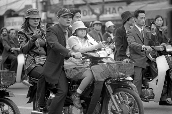 Verkehr, in Hanoi